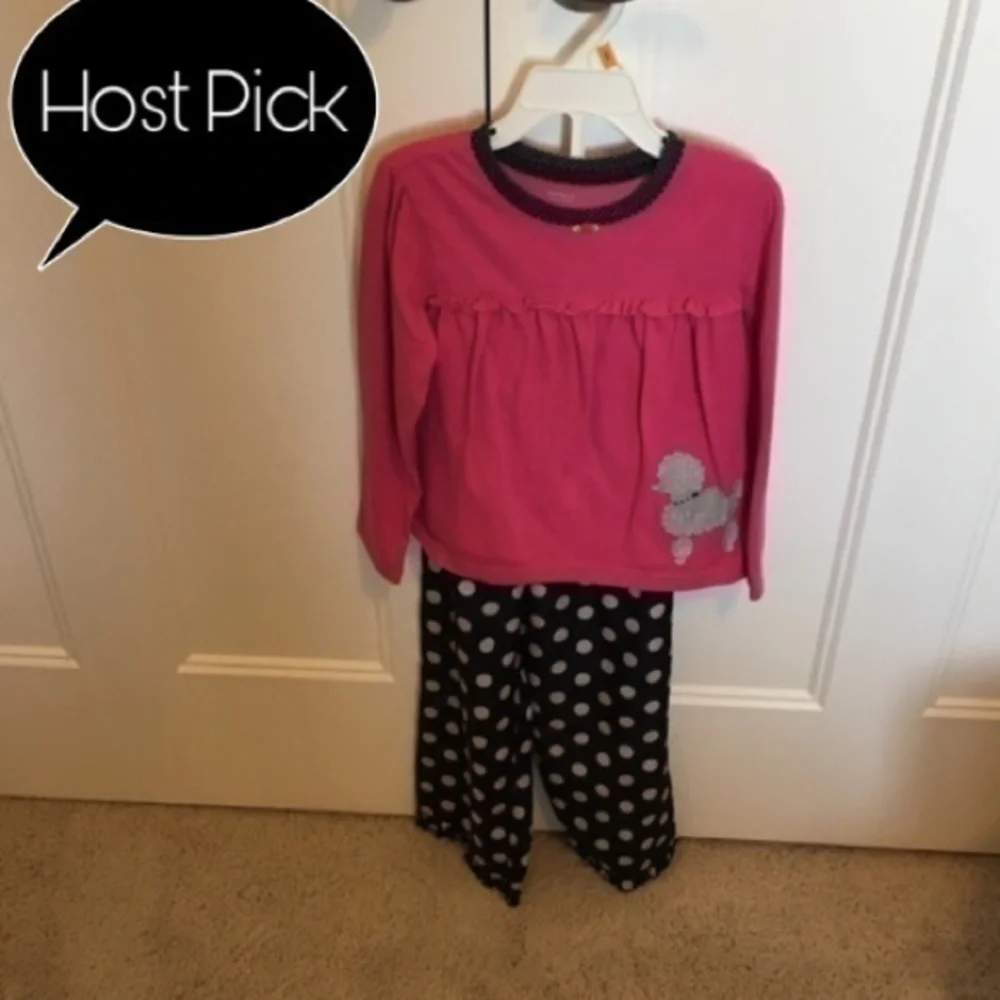 Carter’s girls 5T poodle pajama set